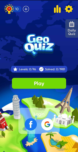 Geo Quiz: World Geography, Maps & Flags Trivia应用截图第1张