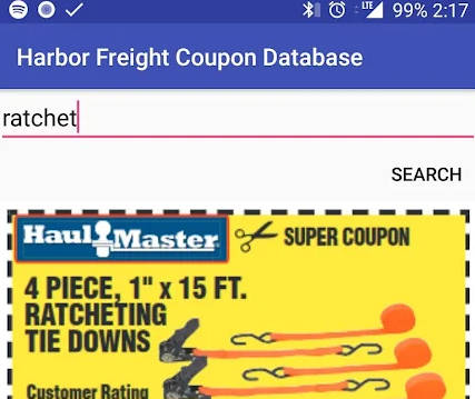 Harbor Freight Coupon Database - HFQPDB應用截圖第1張