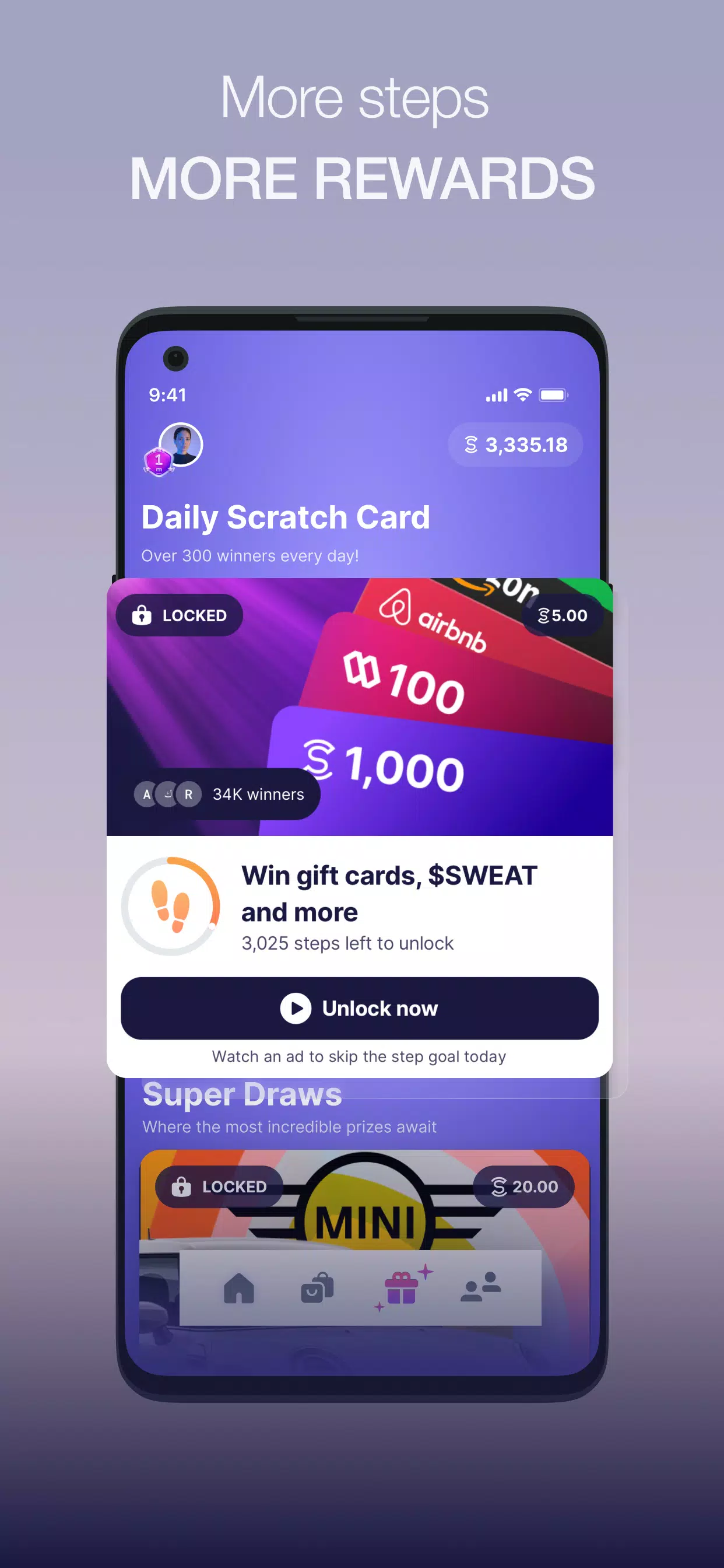 Sweatcoin・Walking Step Counter應用截圖第3張