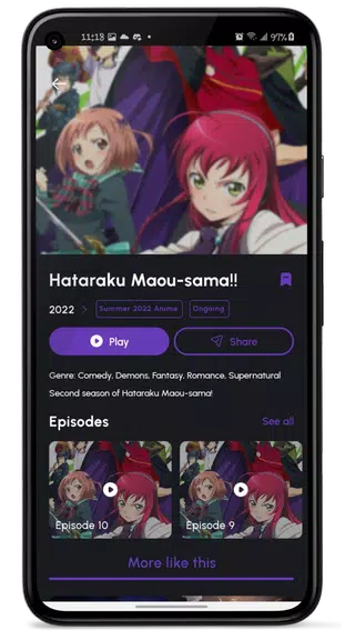 Kana: Watch Anime App Captura de pantalla 4
