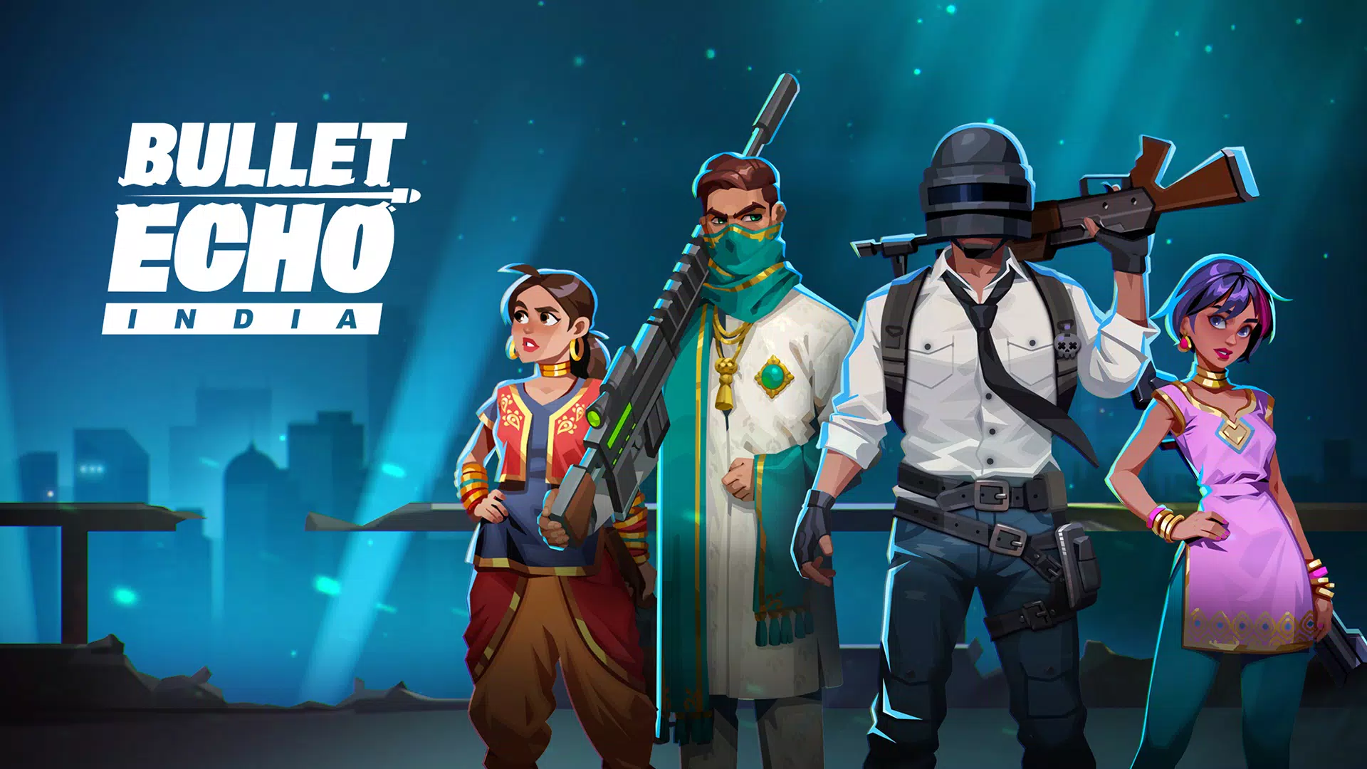 Bullet Echo India: Gun Game スクリーンショット 1