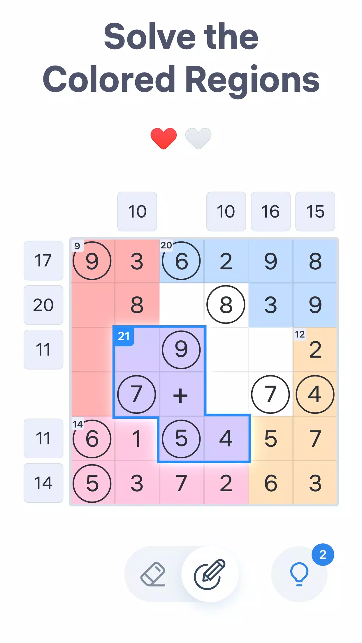 Number Sums Screenshot 2