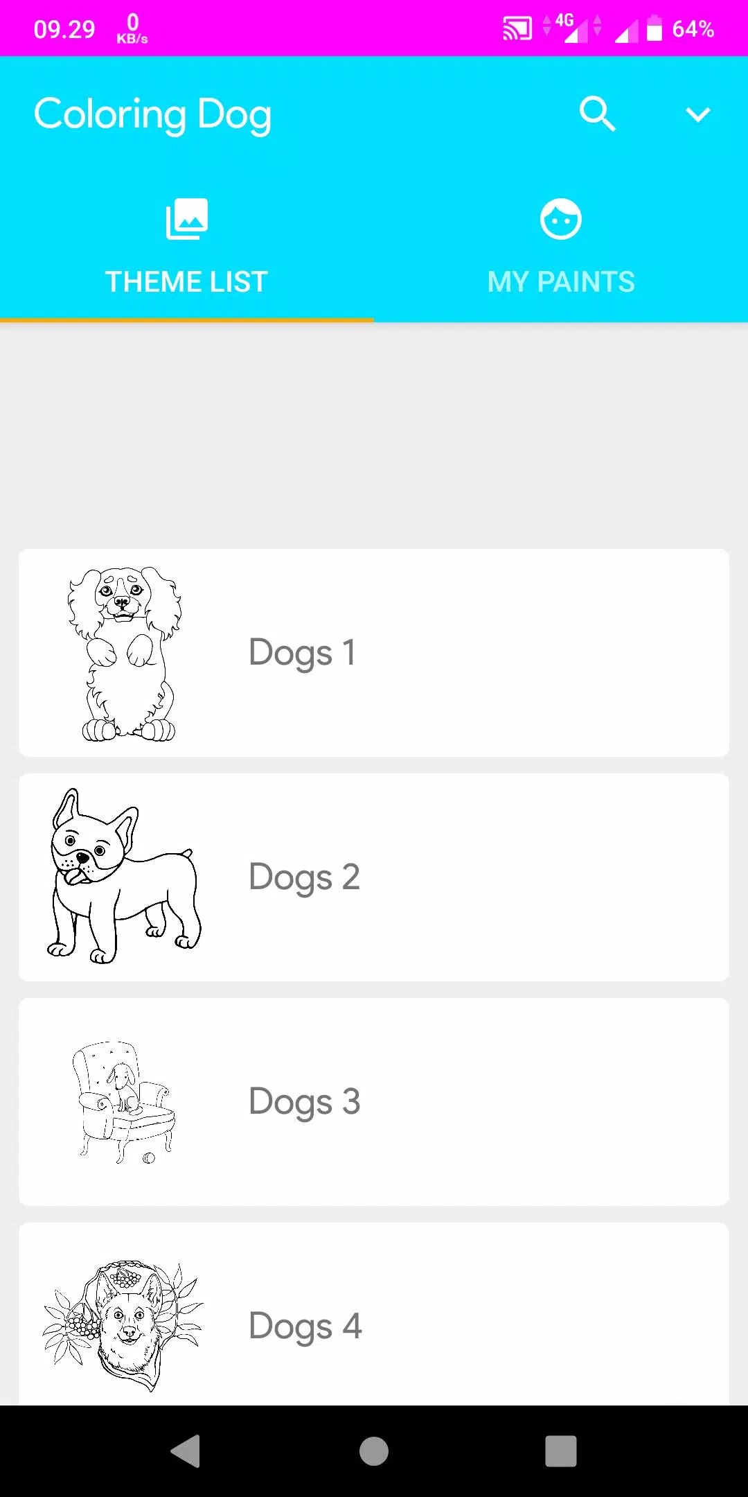 Coloring Dogs Скриншот 1