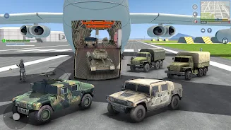 Army Vehicle Cargo: Truck Game スクリーンショット 1