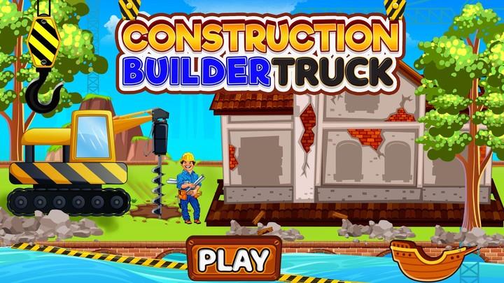 Construction Builder Truck Capture d'écran 4