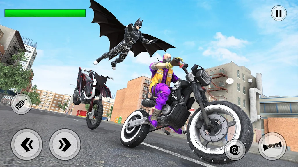 Rope Hero: Bat Superhero Games Скриншот 1