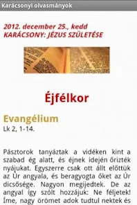 Napi evangélium Screenshot 1