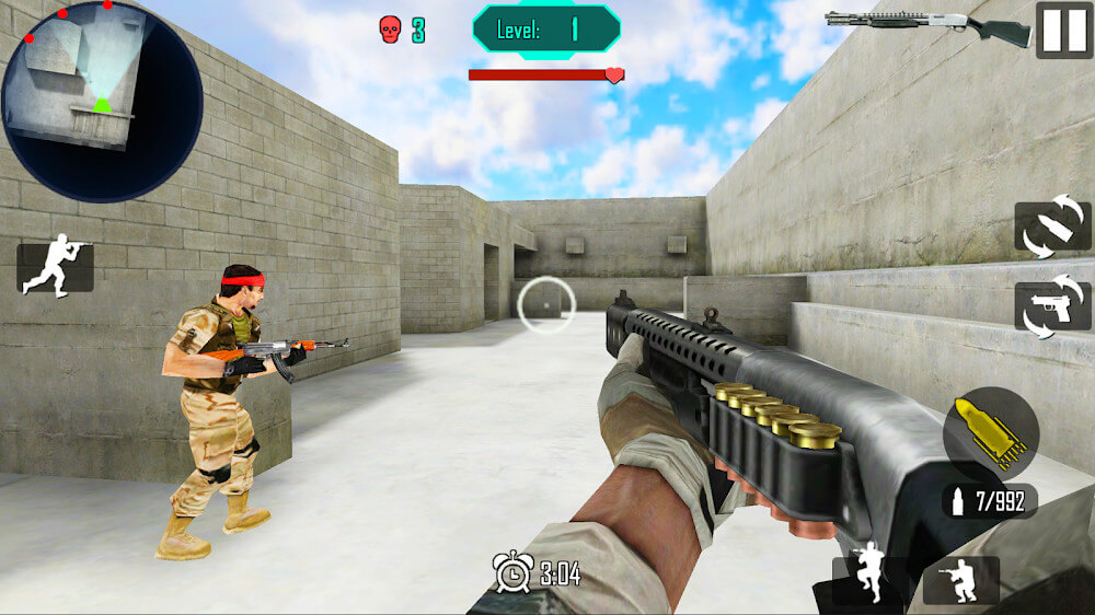 Gun Shoot War: Dead Ops Mod Captura de pantalla 2