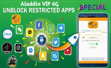 Aladdin VIP 6G-Secure Fast VPN Captura de pantalla 3