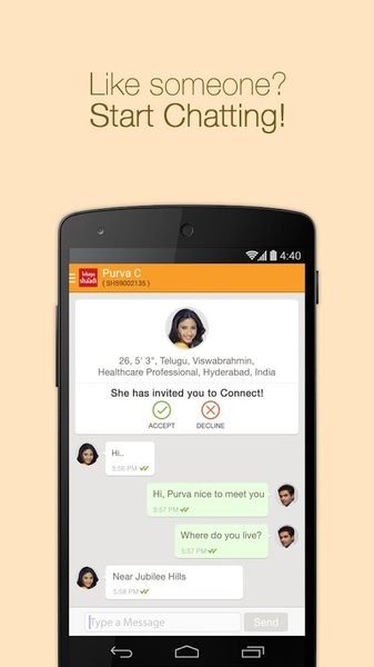 Shaadi.com® - Matrimony App スクリーンショット 1