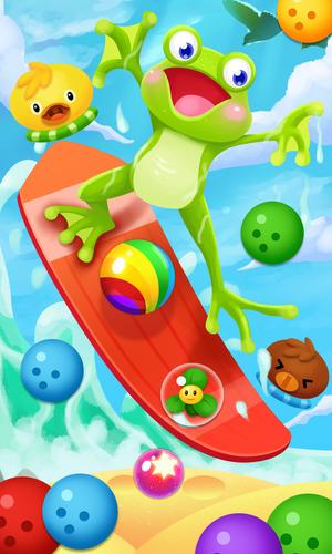 Frog pop bubble island Captura de pantalla 1