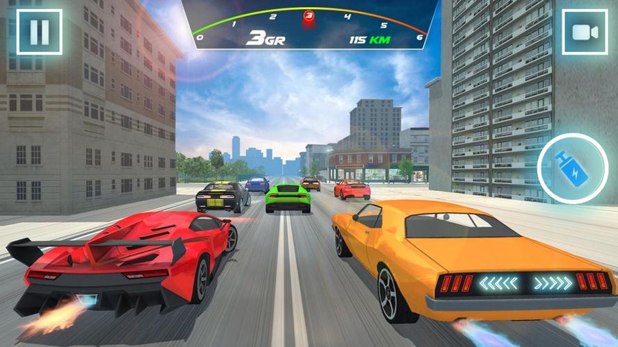 Street Car Racing-Nitro Fire Captura de tela 2