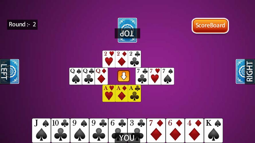 Hazari Card Game : 1000 Points应用截图第2张