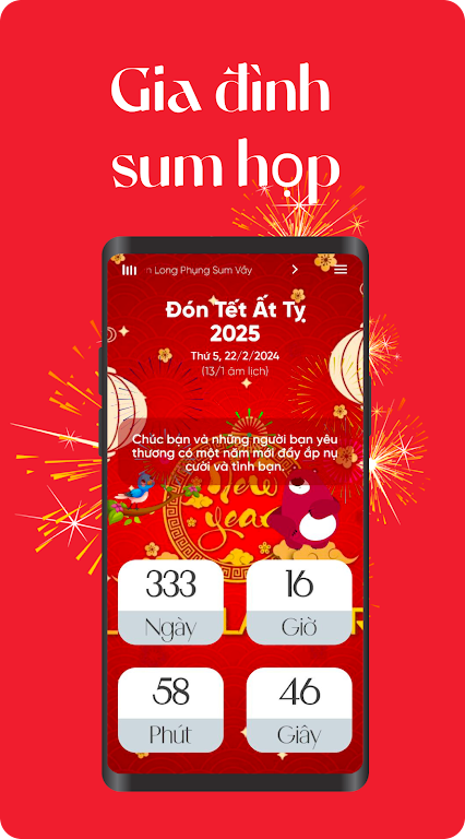 Vietnamese Tet 2025 Countdown Screenshot 2