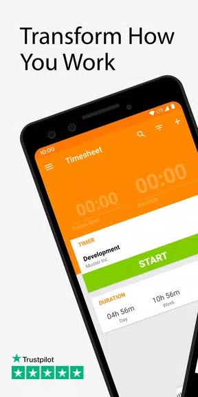 Timesheet - Time Tracker應用截圖第1張