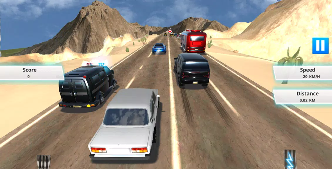 Traffic Rider : Car Race Game 스크린샷 1