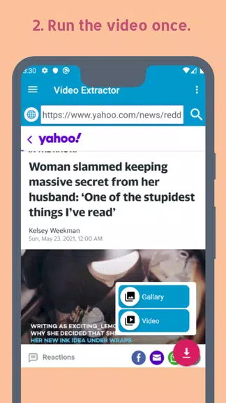 Video Extractor Capture d’écran 3