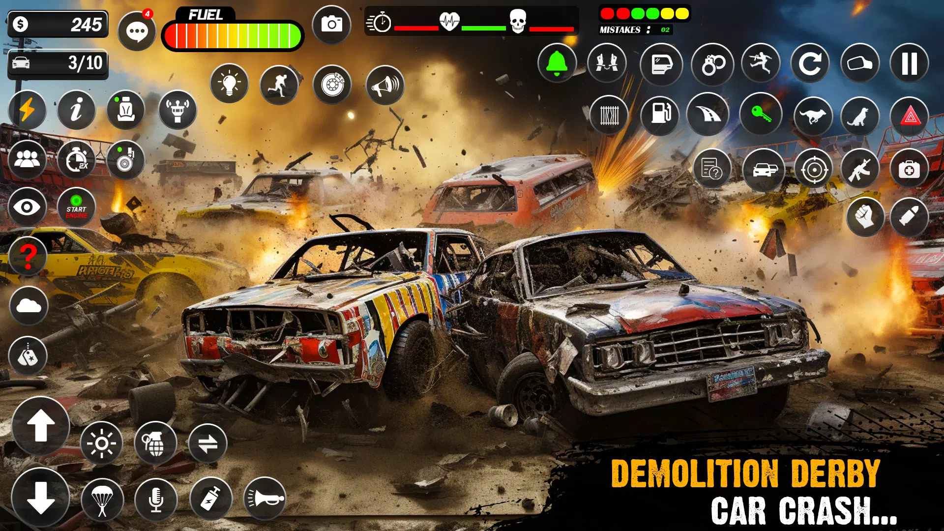 Demolition Derby 2024 Captura de pantalla 2