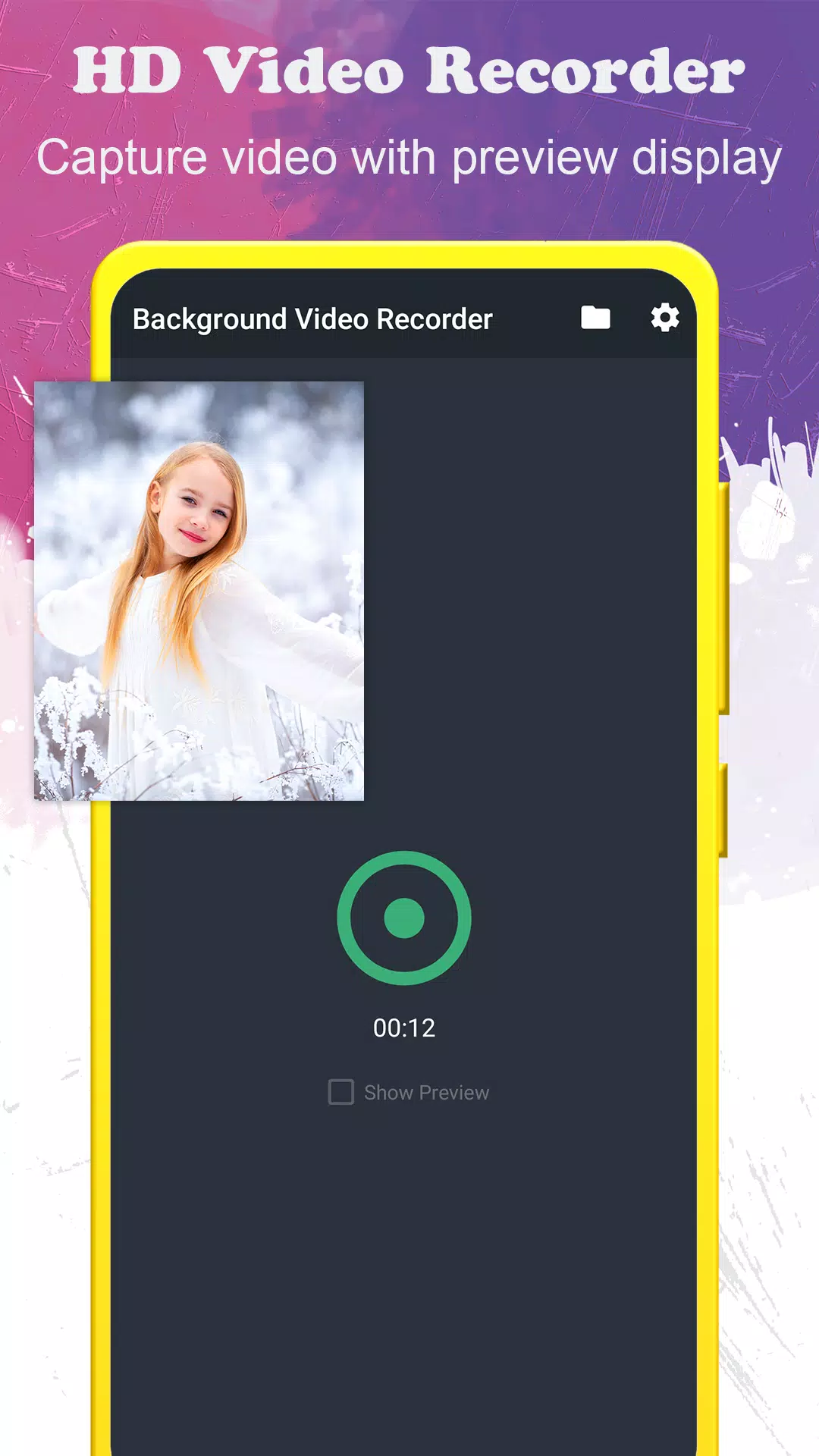background video recorder Screenshot 2
