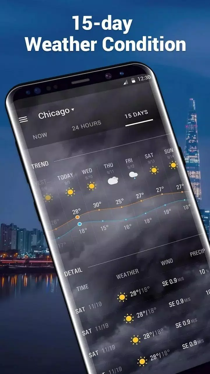 Amber Weather Elite Screenshot 4