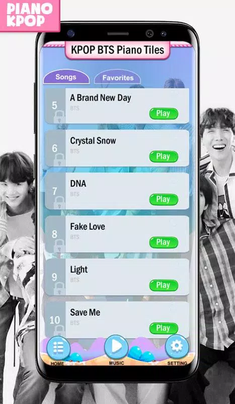 KPOP BTS Piano Magic Tiles应用截图第3张