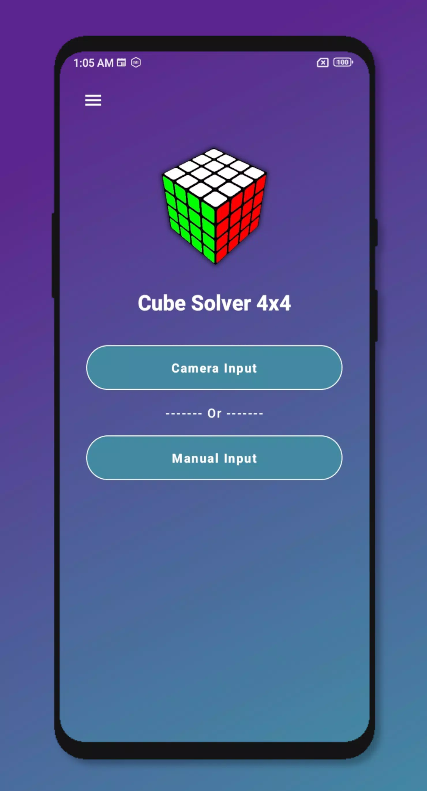 Rubik’s Cube Solver 4x4 스크린샷 1