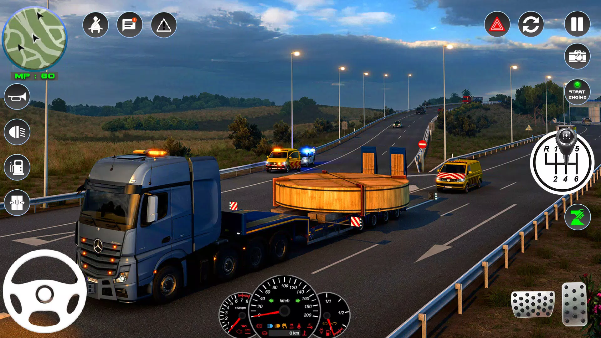 Euro Cargo Truck Simulator 3D Captura de tela 4