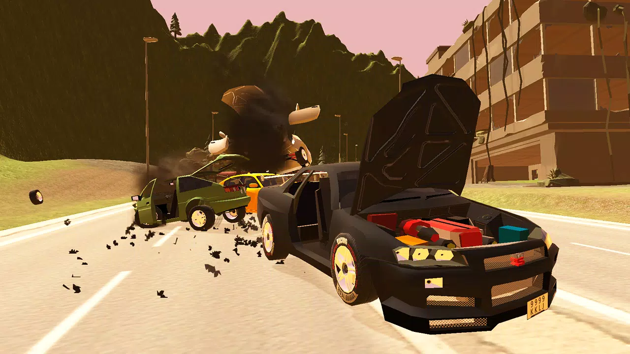 Real Car Collision Simulator Captura de pantalla 4