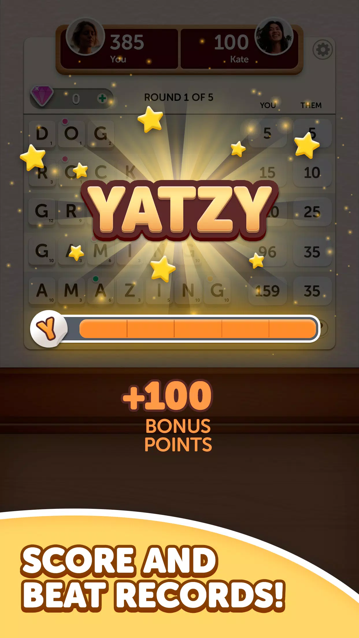 Word Yatzy - Fun Word Puzzler應用截圖第3張