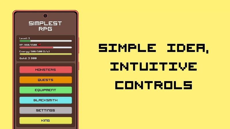 Simplest RPG - Text Adventure Скриншот 1