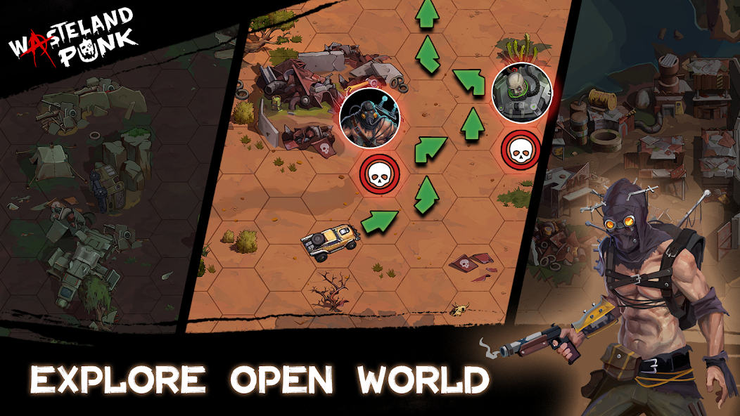 Wasteland Punk: Survival RPG應用截圖第1張