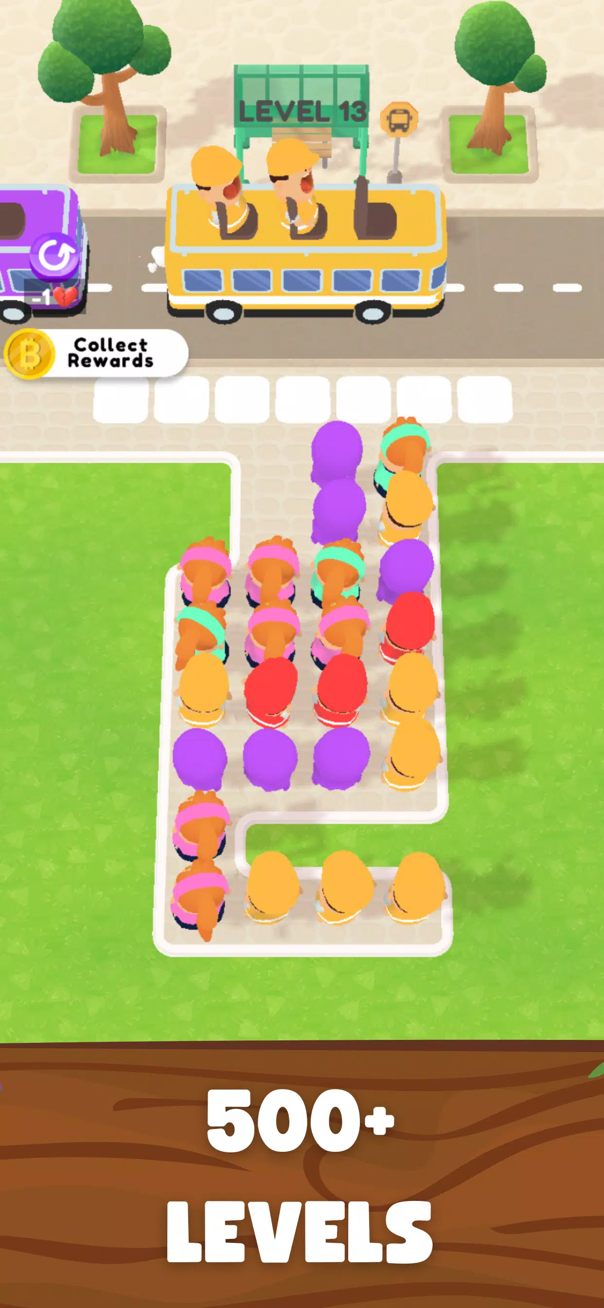 Bitcoin Bus Jam Traffic Puzzle स्क्रीनशॉट 2