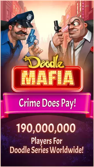 Doodle Mafia Blitz Capture d’écran 1