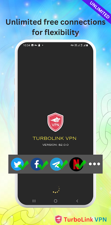 TurboLink VPN - Fast VPN Proxy Captura de tela 3