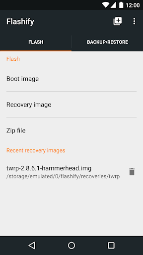 Flashify (for root users) Captura de tela 1