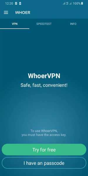 Whoer VPN - unlimited free VPN應用截圖第1張