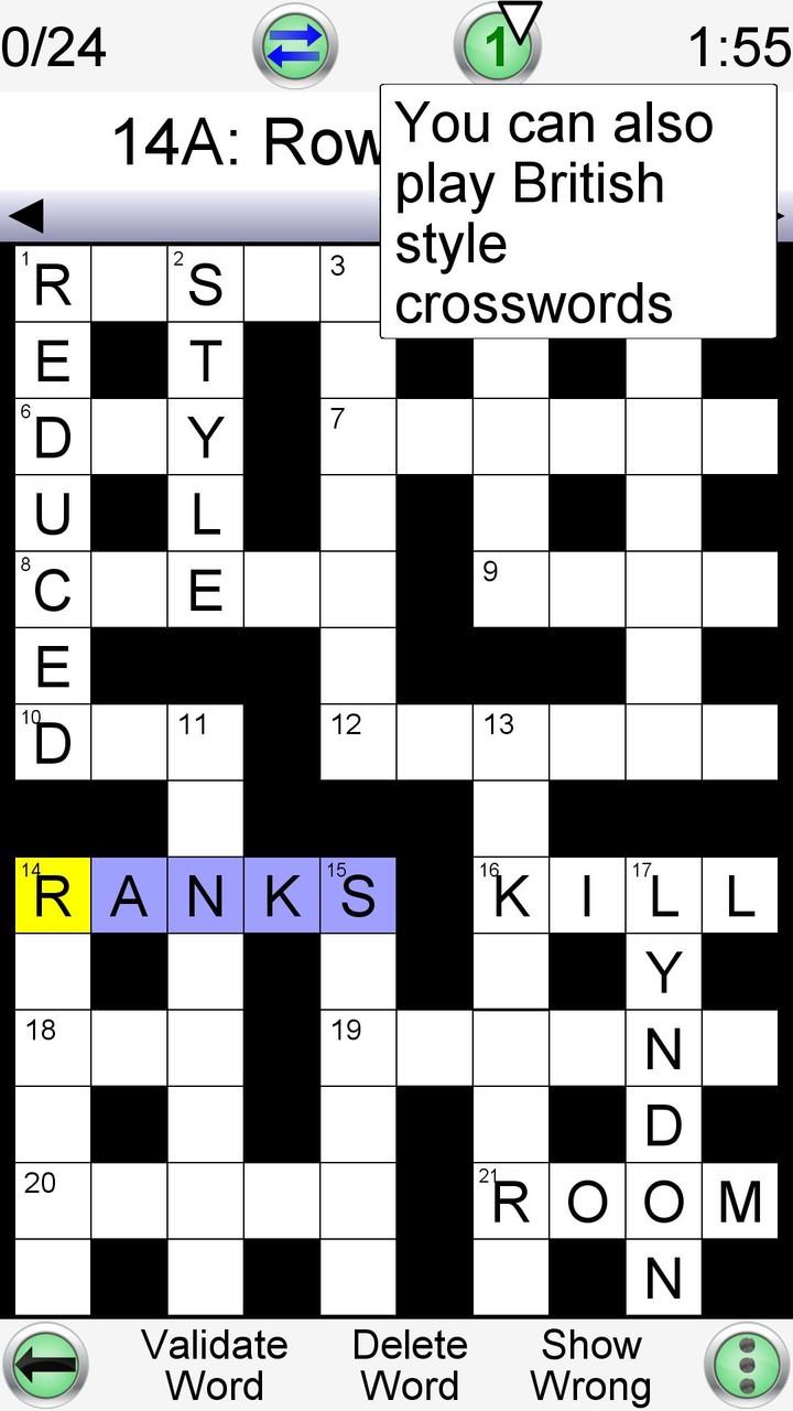 Barred Crossword スクリーンショット 2