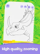 Cute Dinosaur Coloring Pagеs Screenshot 3