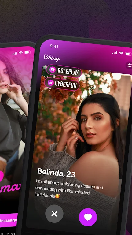 Vibing Dating: Meet, Flirt App स्क्रीनशॉट 2