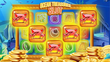 Ocean Treasures Slots 777 स्क्रीनशॉट 1