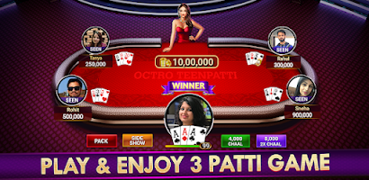 Teen Patti Octro Poker & Rummy Capture d'écran 1