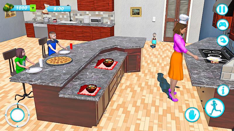 Mother Simulator -Mom Games 3D Captura de tela 2