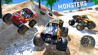 Monster Truck Games Simulator Captura de pantalla 1