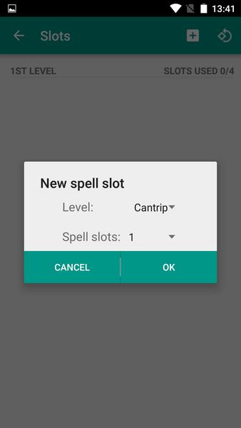D&D 5 Spellbook स्क्रीनशॉट 1