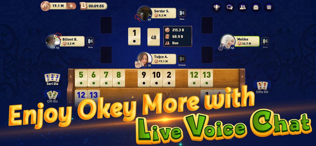 Okey Muhabbet Скриншот 1