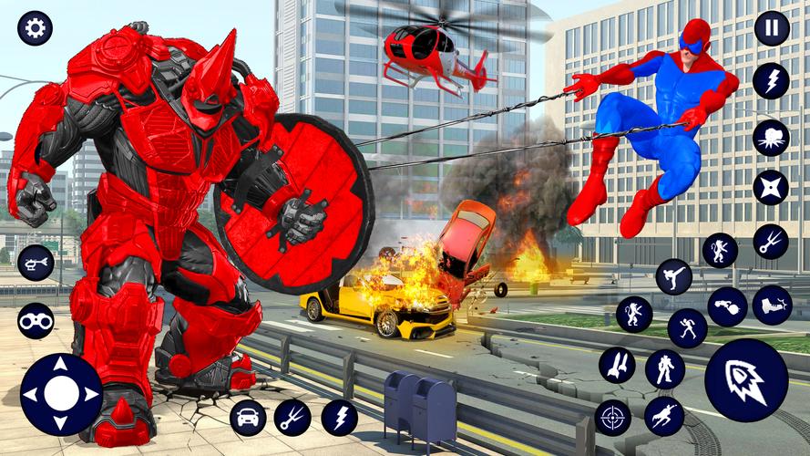 Rhino Robot Car Transformation スクリーンショット 2