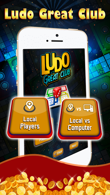 Ludo Great Club: King of Club games Screenshot 1