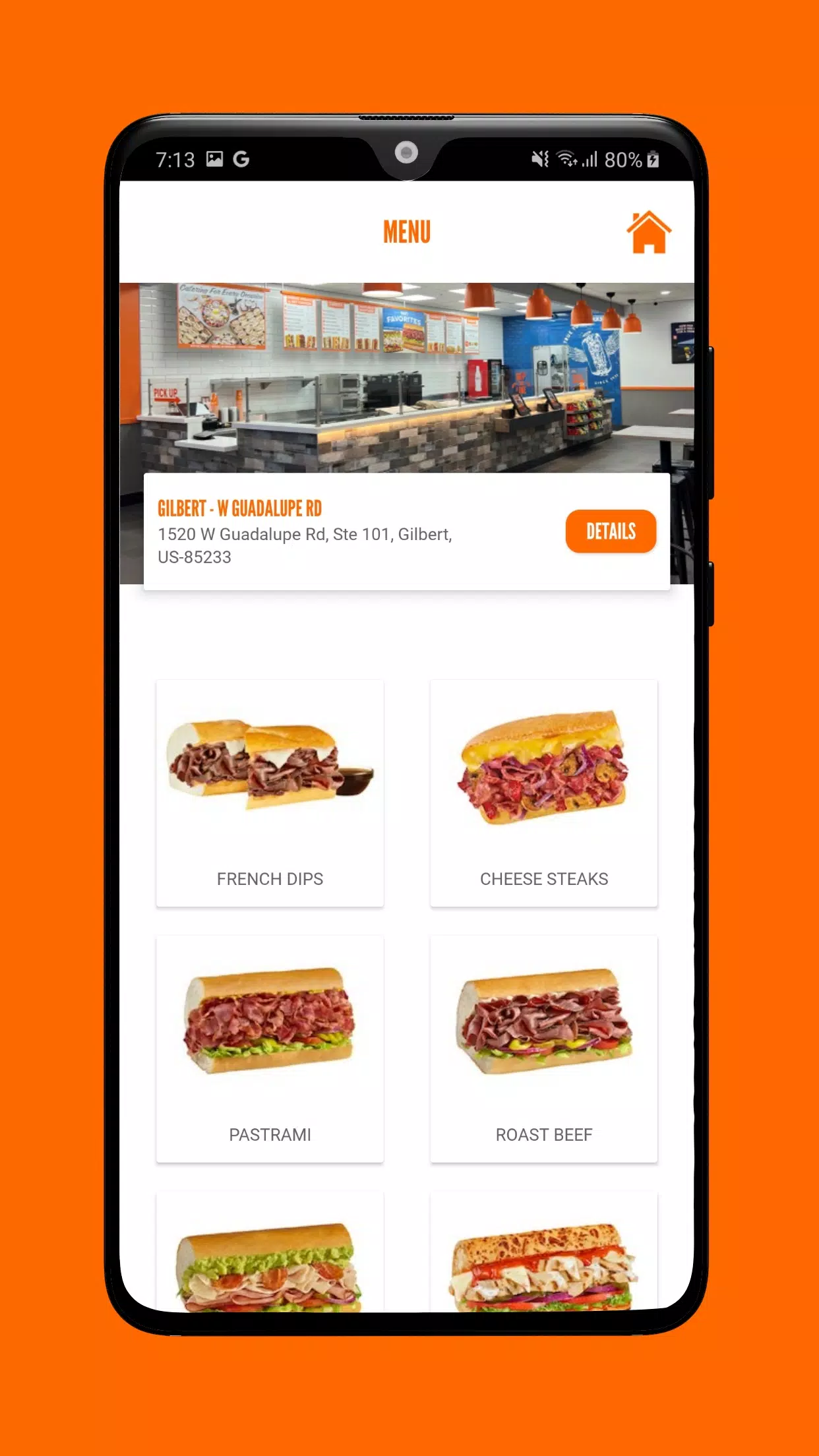 TOGO's Sandwiches應用截圖第4張