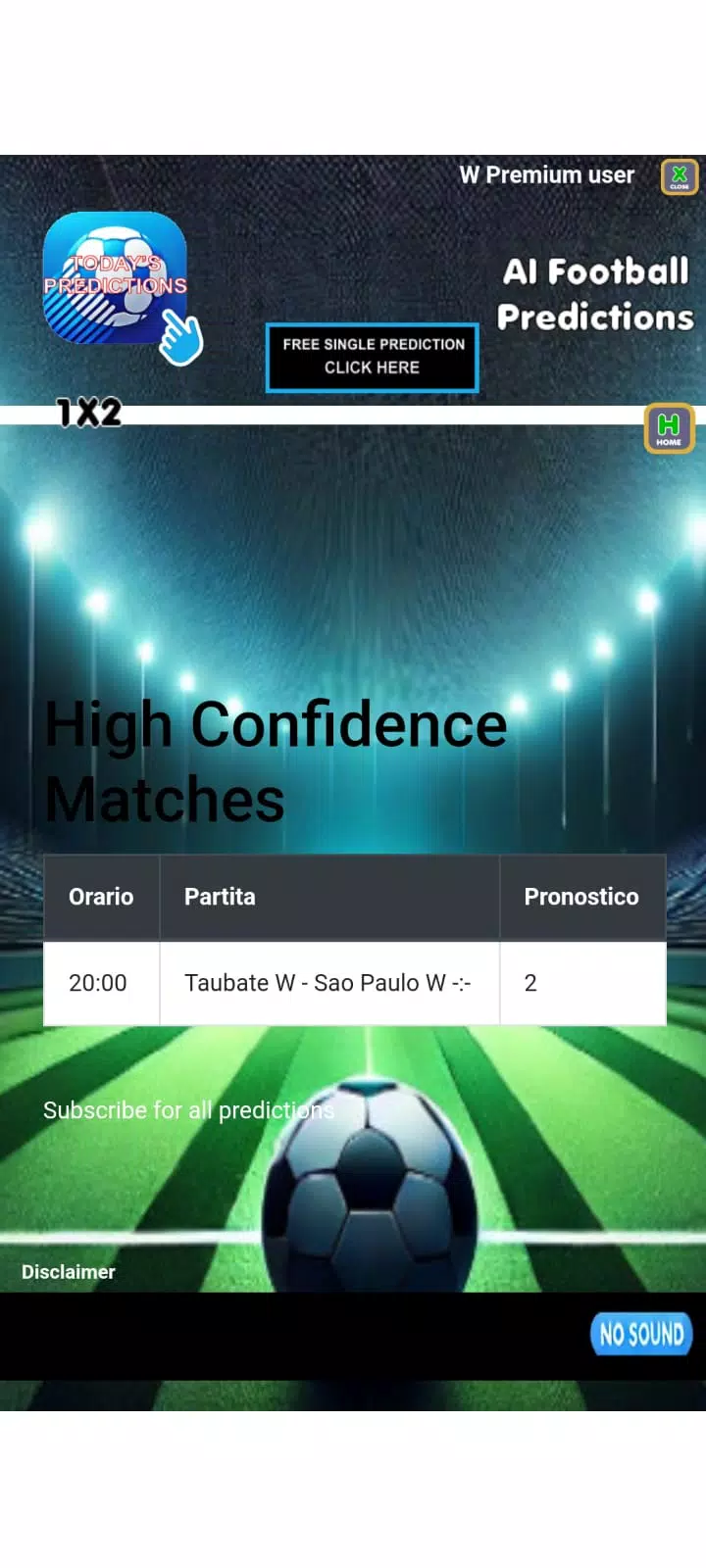 Ai football predictions應用截圖第3張