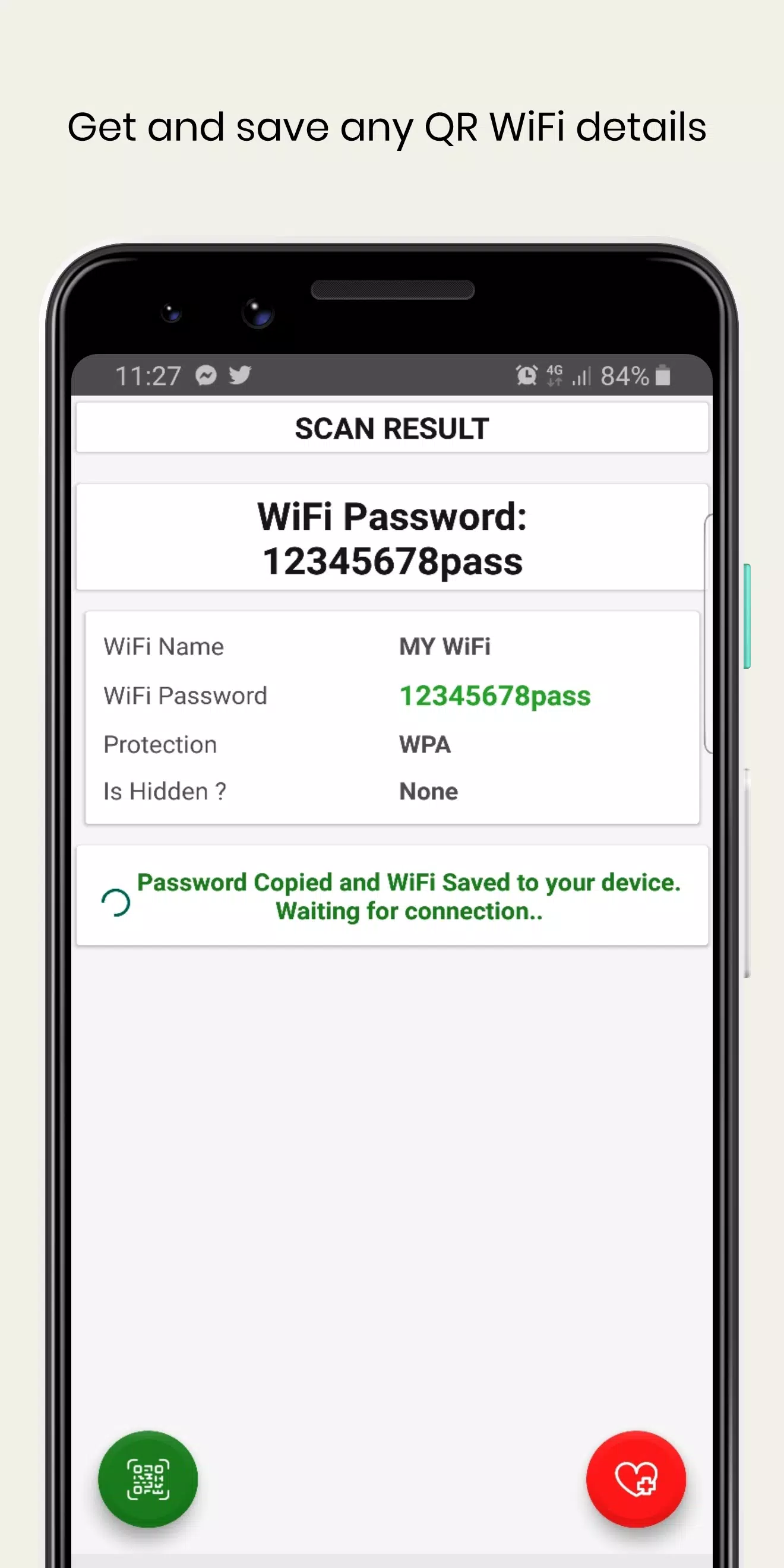 WiFi QrCode Password scanner Screenshot 3